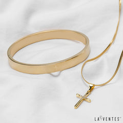 Faith Cross Bangle Bundle